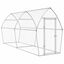 vidaXL Jaula para gallinas acero galvanizado plateado 200x105x182 cm, , large indicador imagen numero 5