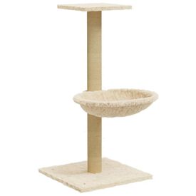 VidaXL Rascador de Lujo color Crema para Gatos