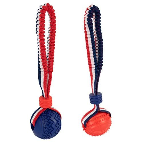 Lanzador el&aacute;stico con pelota LANZADOR PELOTA REDONDA AZUL, , large Imagen numero 1