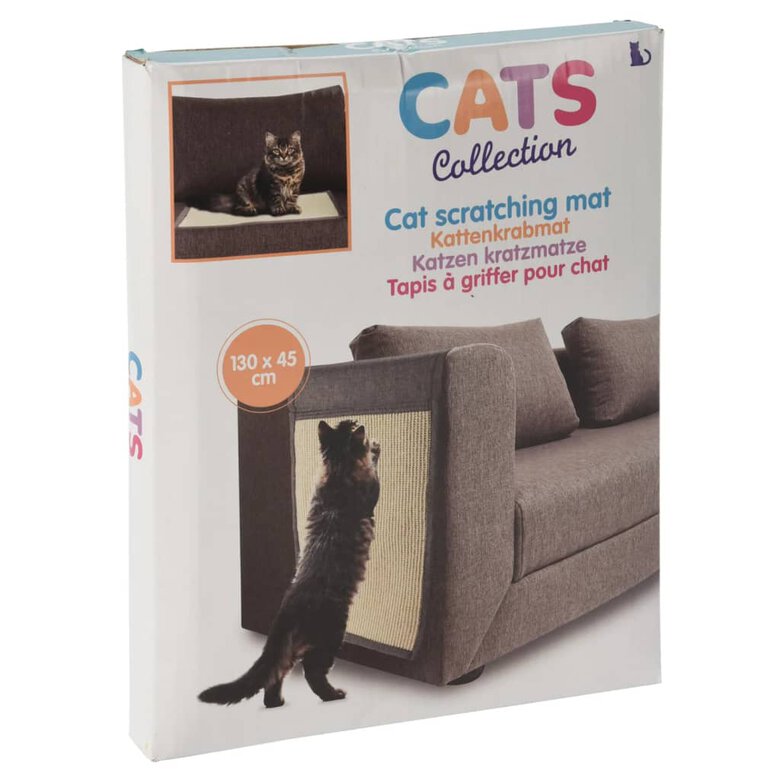 Pets Collection Alfombrilla rascador para gatos gris 130x45 cm, , large image number null