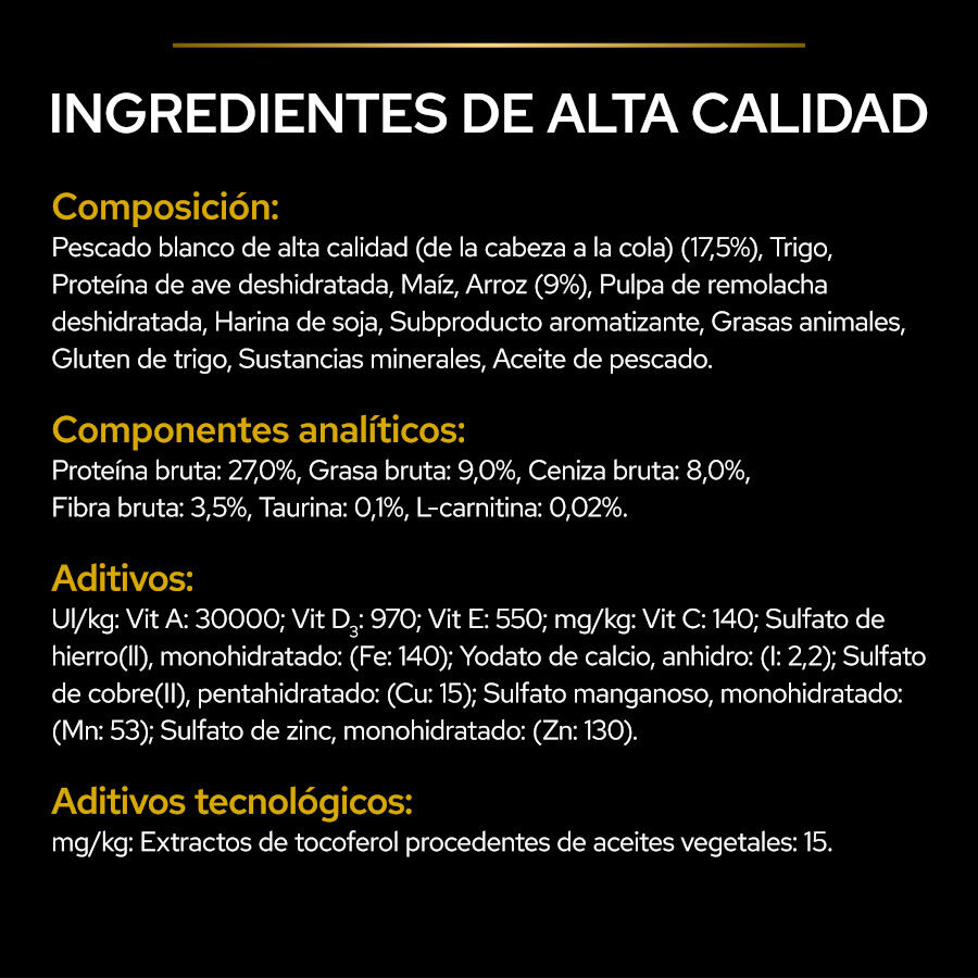 Pro Plan Adult All Sizes Light/Sterilised Pescado Blanco pienso para perros