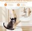 COSTWAY &Aacute;rbol Rascado para Gatos de 90cm, Torre Rascador con Plataformas, Cuerda de Yute y Postes de Sisal, Torre de Escalada para Gatos en Interior de Madera para Descansar, Jugar y Afilar (Blanco), , large indicador imagen numero 4