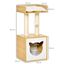 PawHut Árbol con Cueva para gatos, , large indicador imagen numero 3