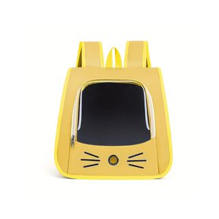 PETplus mochila transportín amarilla para gatos y perros