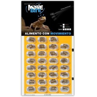Alimento Movebite para geko leopardo y pogona sabor Grillo