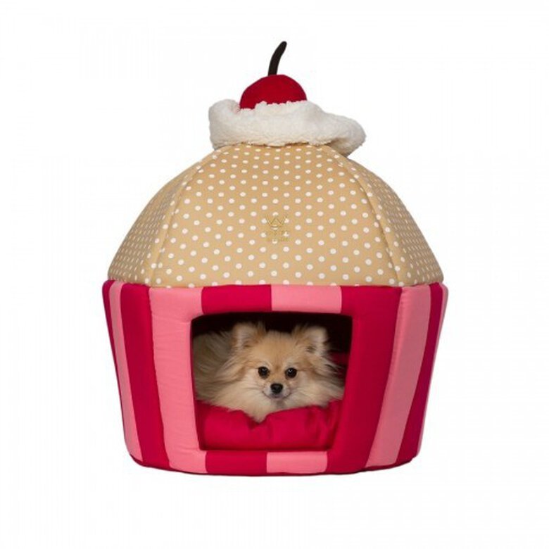 Cama Cupcake Woof para perros color Rosa, , large image number null