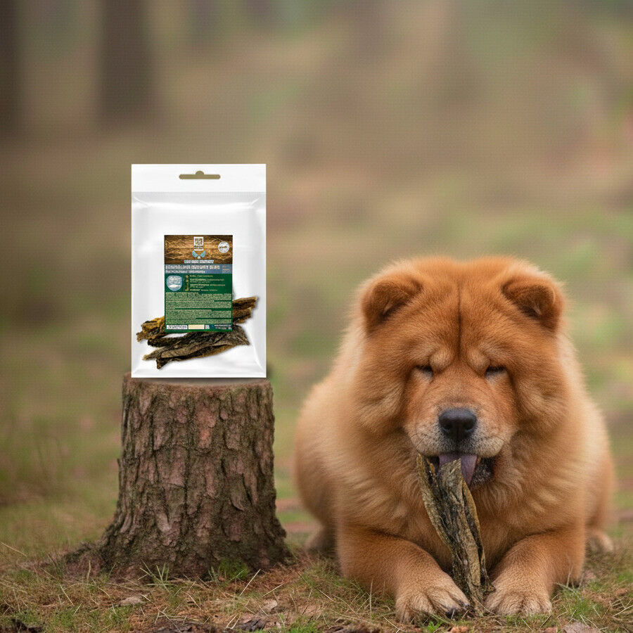 70 g. True Origins Piel Flet&aacute;n Negro Snack para perros, , large Imagen numero 1