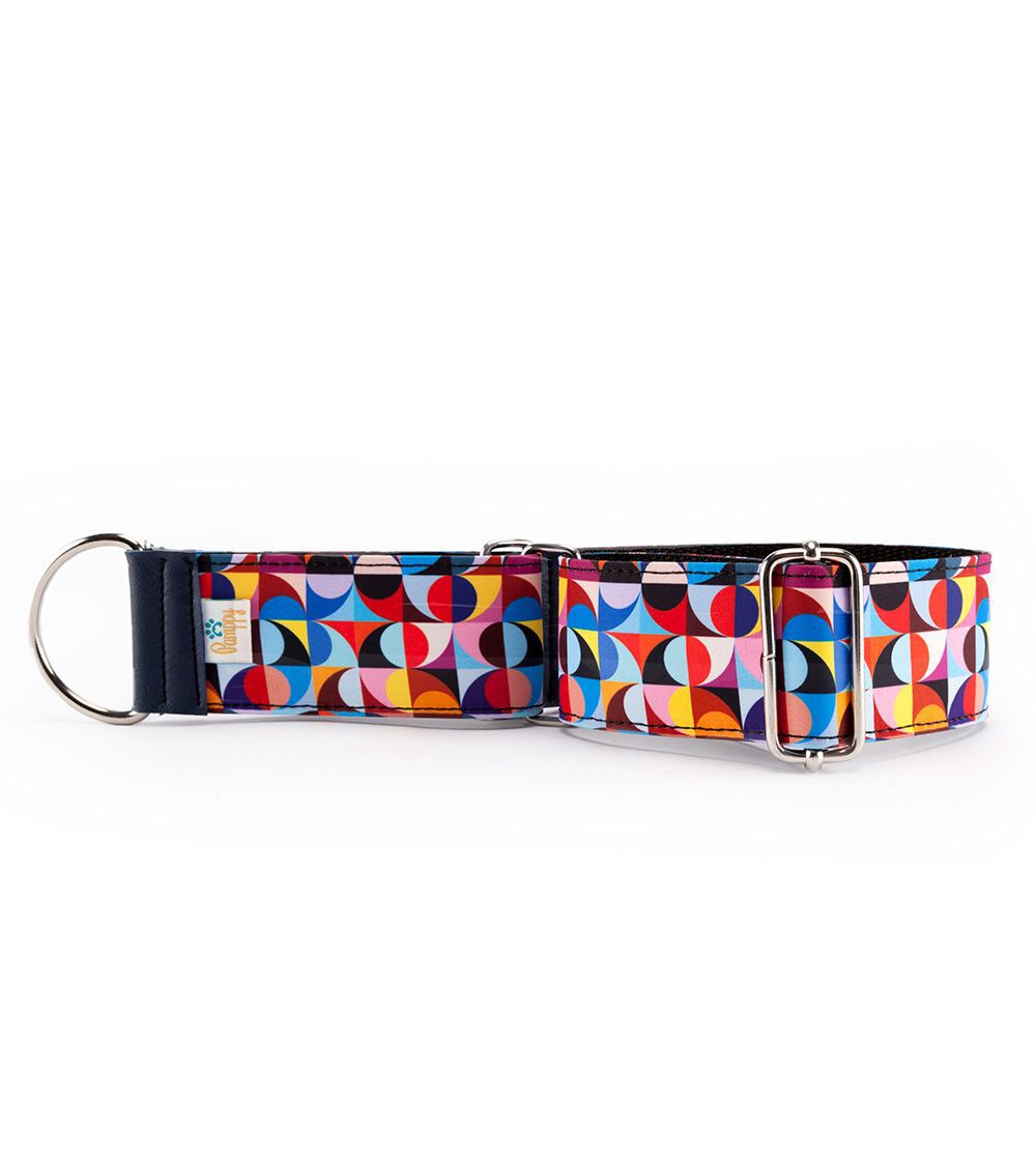 Pamppy galgo speedy collar regulable retro colors multicolor para perros, , large Imagen numero 3
