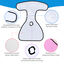 Nobleza 3X Pañales Lavables para Perros, Bragas Higiénica para Perras en Celo, Reutilizable Mascotas Sanitarios Pañal para Perros Hembras (M Cintura 35-45cm, 3 Packs, Azul, Rosa y Violeta), , large indicador imagen numero 2