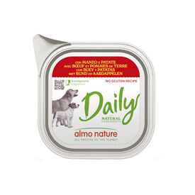 Almo Nature Bio Organic Maintenance Ternera con Patatas tarrina para perros