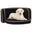 Vidaxl sof&aacute; plagable negro para perros, , large indicador imagen numero 1