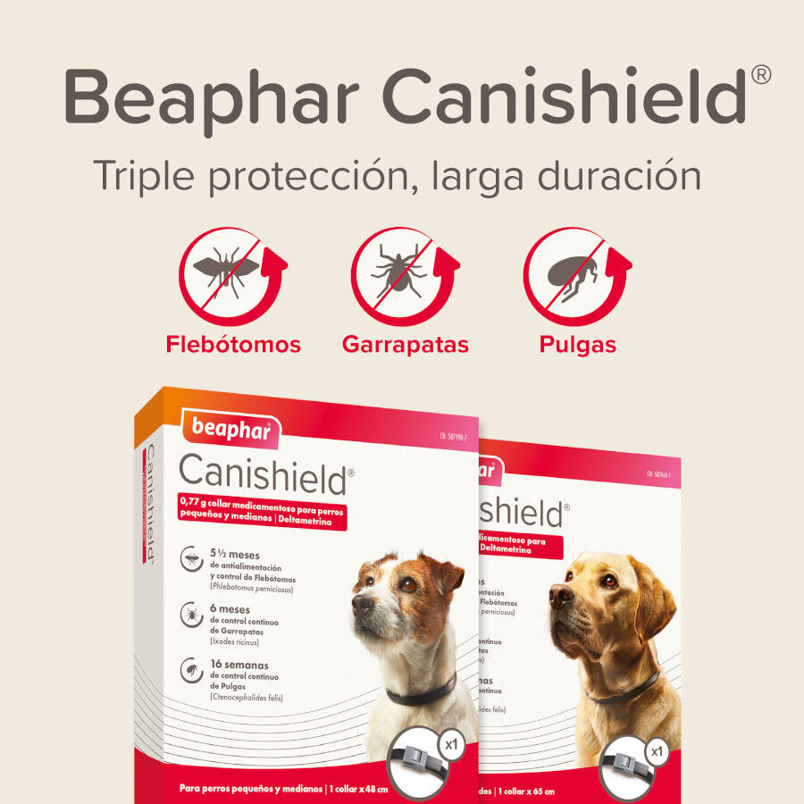 Beaphar Canishield Collar Antiparasitario para perros thumbnail