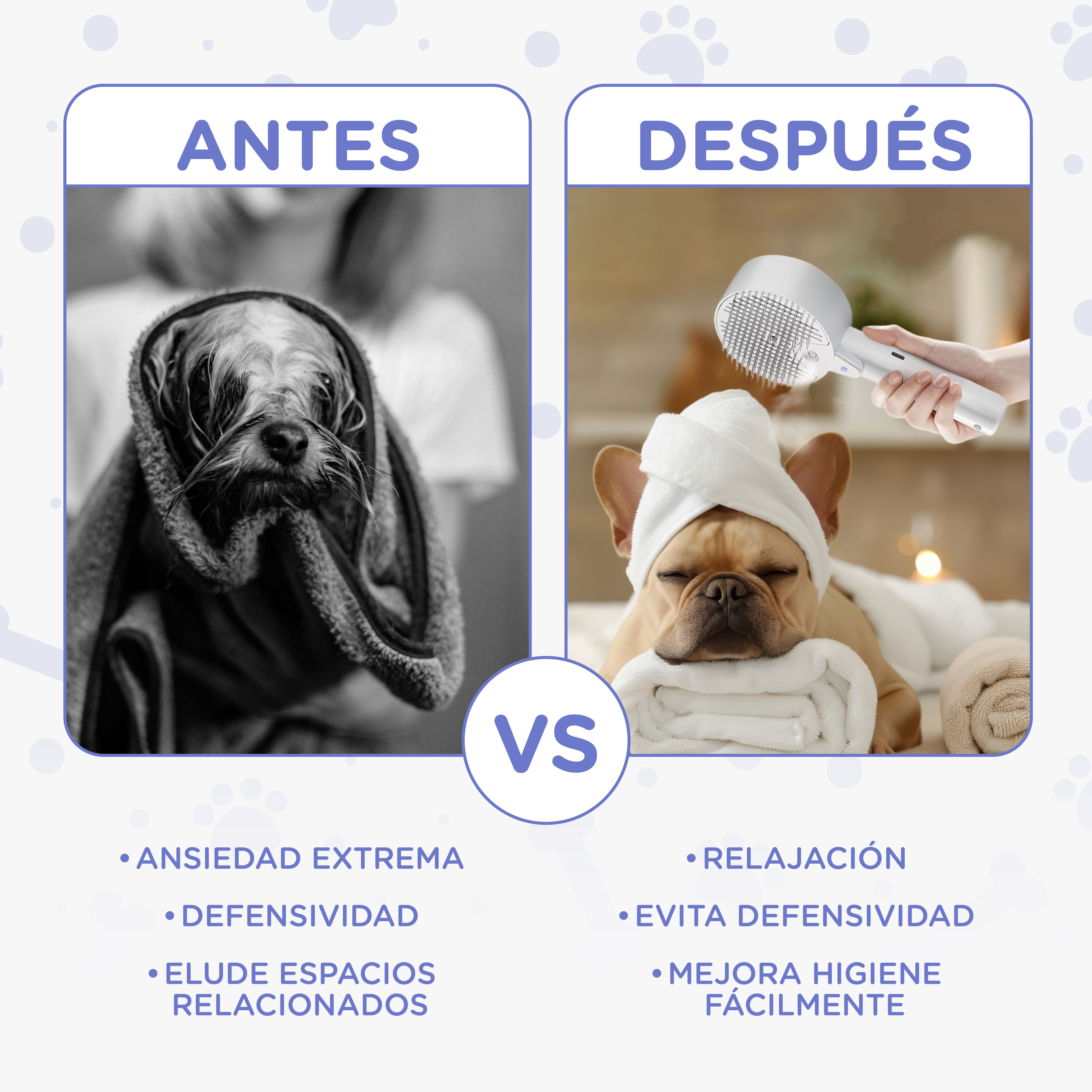 TheKingPet Cepillo Masajeador Quitapelos para perros thumbnail