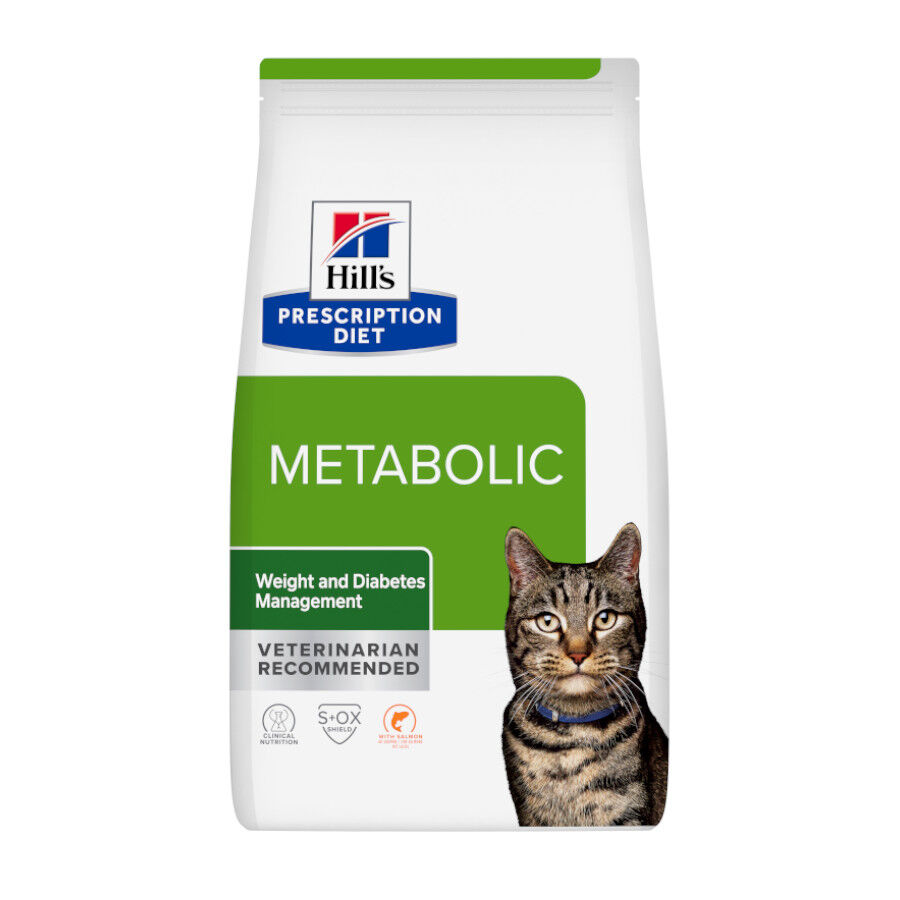 1.5 kg Hill's Prescription Diet Metabolic Salm&oacute;n pienso para gatos, , large Imagen numero 1