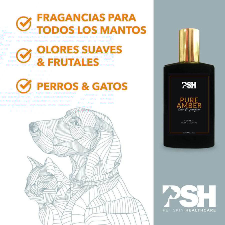 PSH Pure Amber Perfume para perros y gatos thumbnail