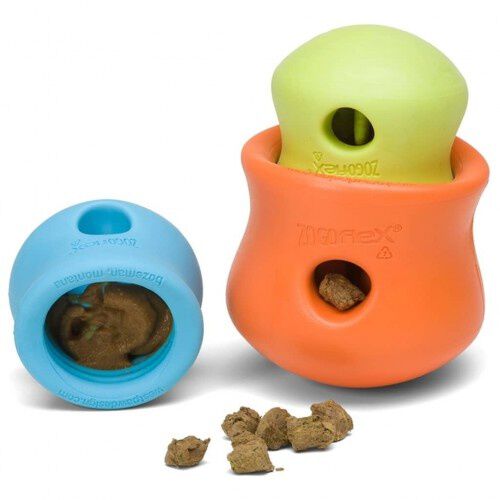 West Paw Desing Zogoflex Toppl Juguete Porta Golosinas Verde para perros, , large Imagen numero 4