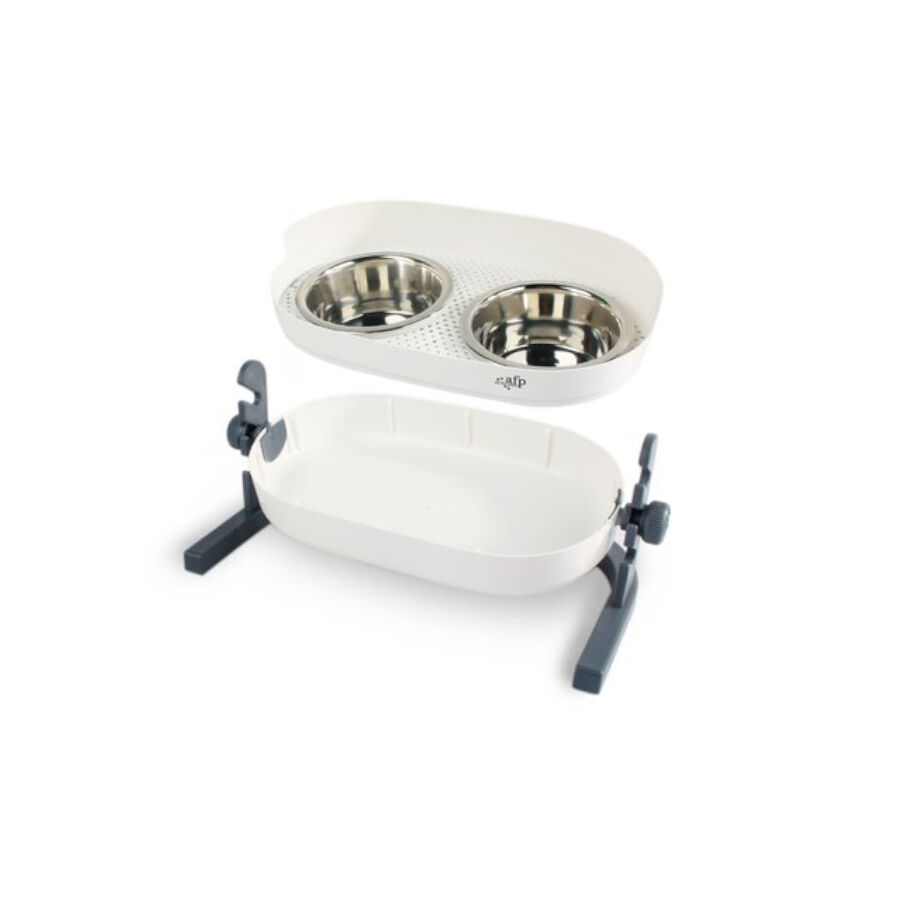 TK-Pet Comedero y Bebedero Elevado para perros y gatos, , large Imagen numero 2