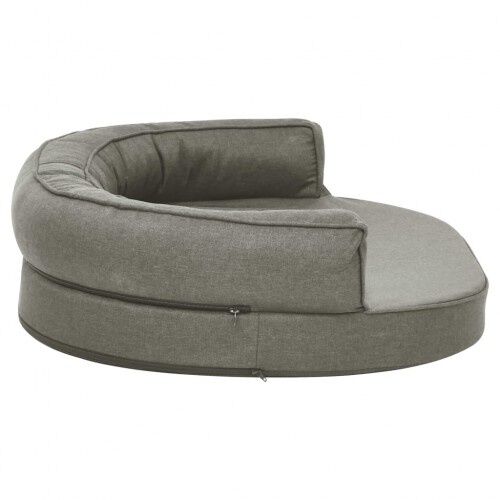 Vidaxl colch&oacute;n de cama ergon&oacute;mico gris para perros, , large Imagen numero 8