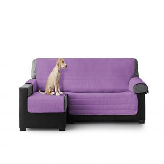 Cubre Sofa Acolchado Chaise Longue Izquierdo color Lila