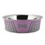 Comedero acero inox.  Hermosa COMEDERO ROSA 850 ML., , large indicador imagen numero 1