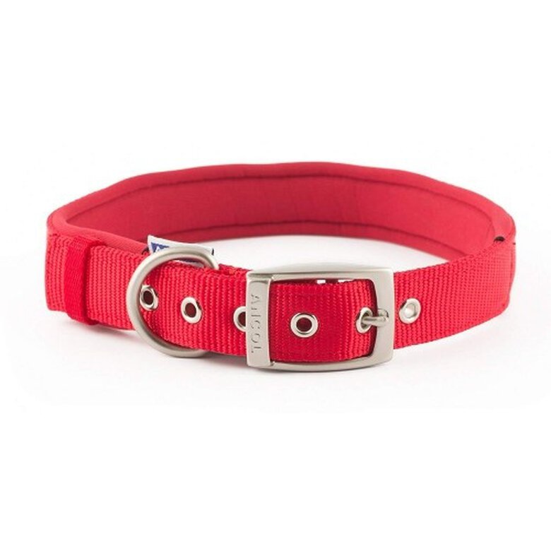 Ancol Collar Acolchado con Neopreno Rojo para perros, , large image number null