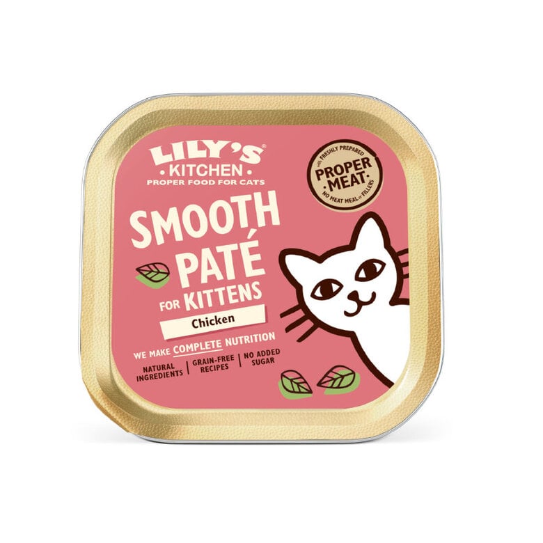 85 g Lily's Kitchen Kitten Pollo en paté tarrina para gatos