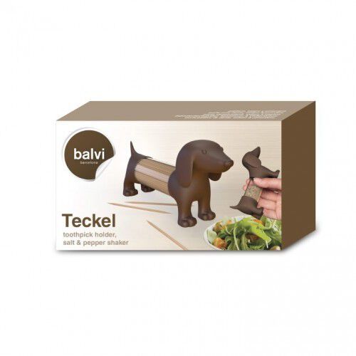 Palillero Teckel con forma de perro color Marr&oacute;n, , large Imagen numero 2