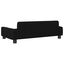 vidaXL Cama para perros de tela negra 70x45x30 cm, , large indicador imagen numero 8
