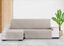 Vipalia Protector Cubre Sofá Chaise Izquierdo 290 Color Beige Modelo Brisa, , large indicador imagen numero 4