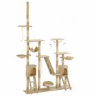 Rascador con postes para gatos color Beige, , large image number null