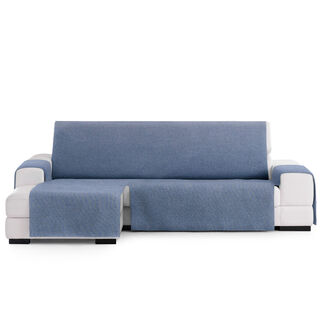 Vipalia Protector Cubre Sofá Chaise Izquierdo Color Azul Modelo Brisa para perros