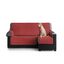 Cubre Sofa Acolchado Chaise Longue Derecho color Granate, , large indicador imagen numero 1
