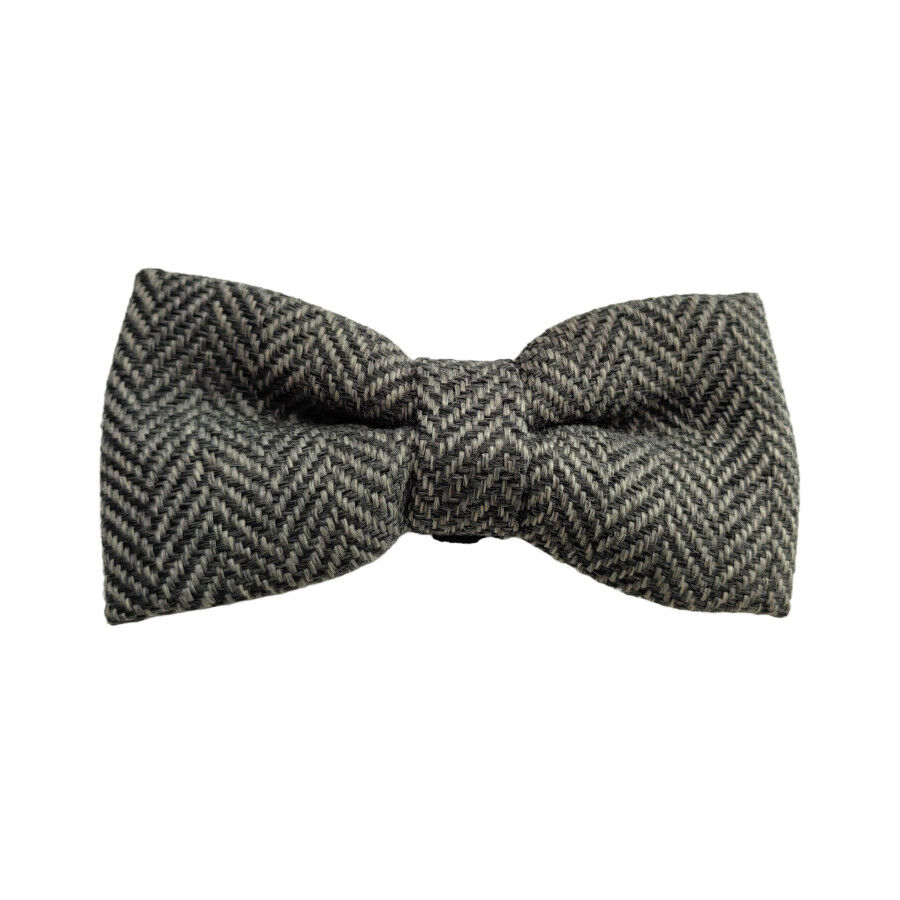 Gotoo Set Bandana y Pajarita espiga gris para perros, , large Imagen numero 5