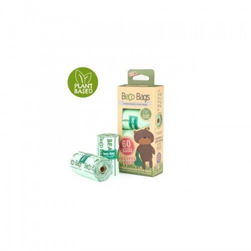Pack de 60 bolsas de basura para excrementos Becobags para perros olor Neutro