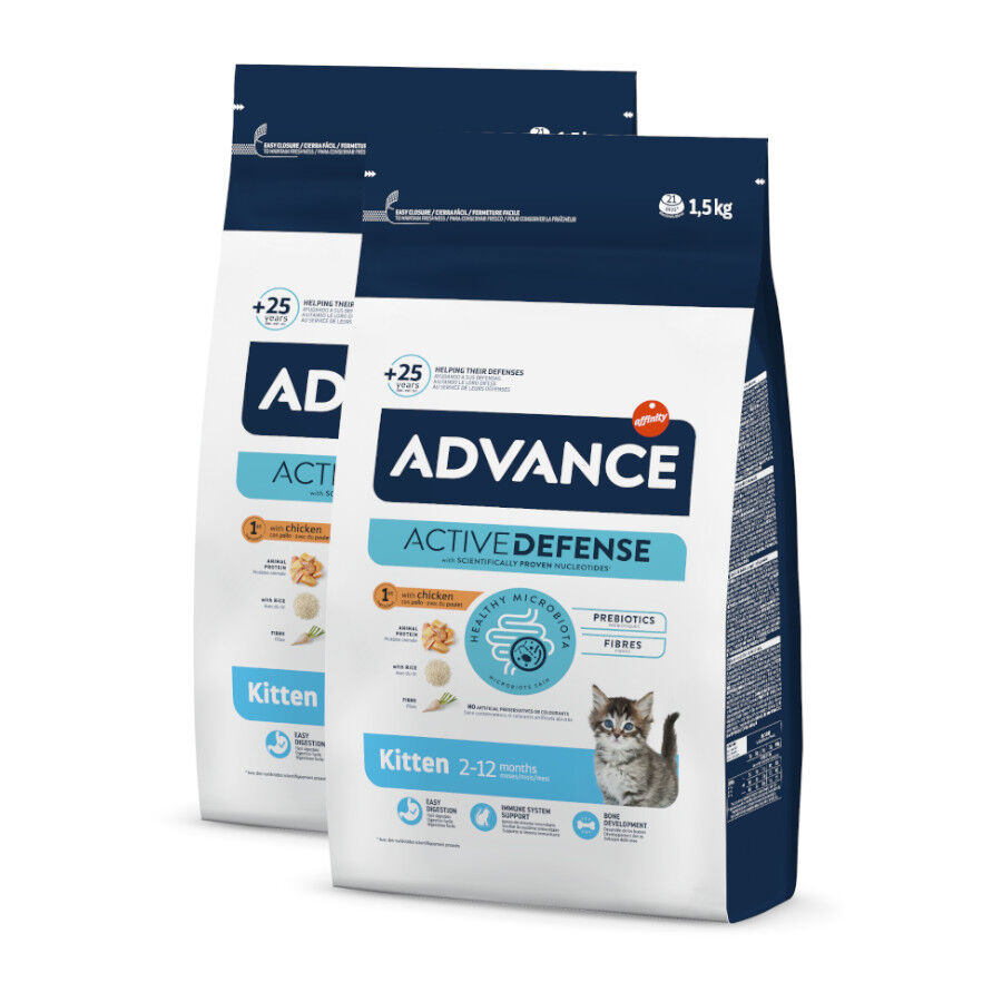 Advance Pollo y Arroz pienso para gatitos