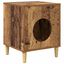 vidaXL Casa para Gatos Madera vieja 42,5 x 40 x 52,5 cm, , large indicador imagen numero 1