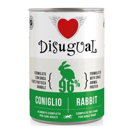 Disugual Conejo en Paté lata para perros