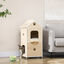 PawHut Casa para Gatos Madera Natural, , large indicador imagen numero 2