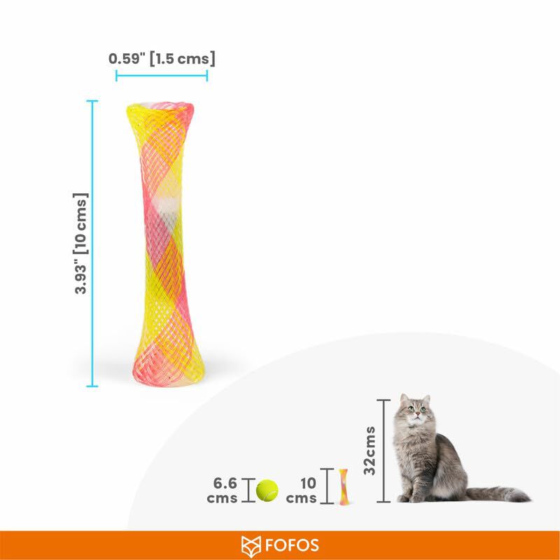 FOFOS | Tubo de Resorte (Pack 3 unidades) - Para Gato, , large Imagen numero 2