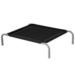 PawHut cama elevada color negro para perros
