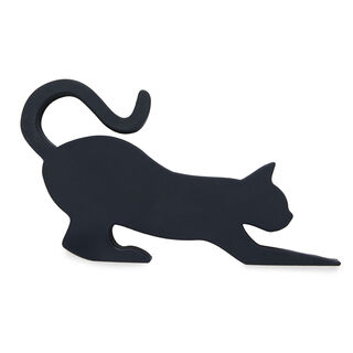 Balvi Aguantapuertas negro Feline