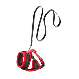 Flamingo Arn&eacute;s con Correa Harms Negro y Rojo para gatos