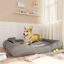 Vidaxl cama rectangular acolchada gris claro para mascotas, , large indicador imagen numero 2