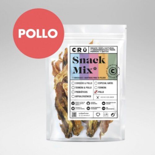 CRU snack mix pollo para mascotas, , large Imagen numero 1