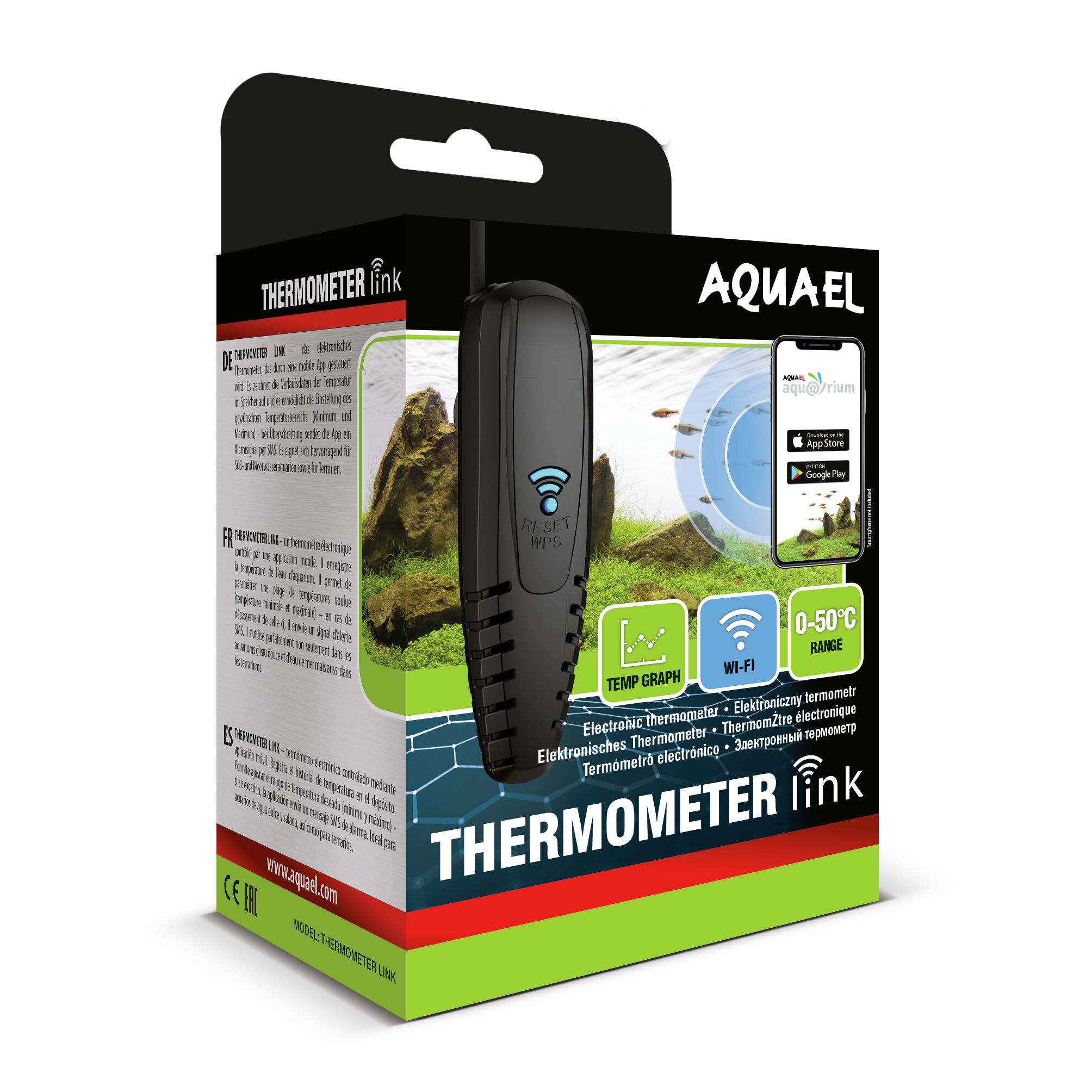 AQUAEL Thermometer Link - Term&oacute;metro electr&oacute;nico con control de aplicaci&oacute;n, , large Imagen numero 3