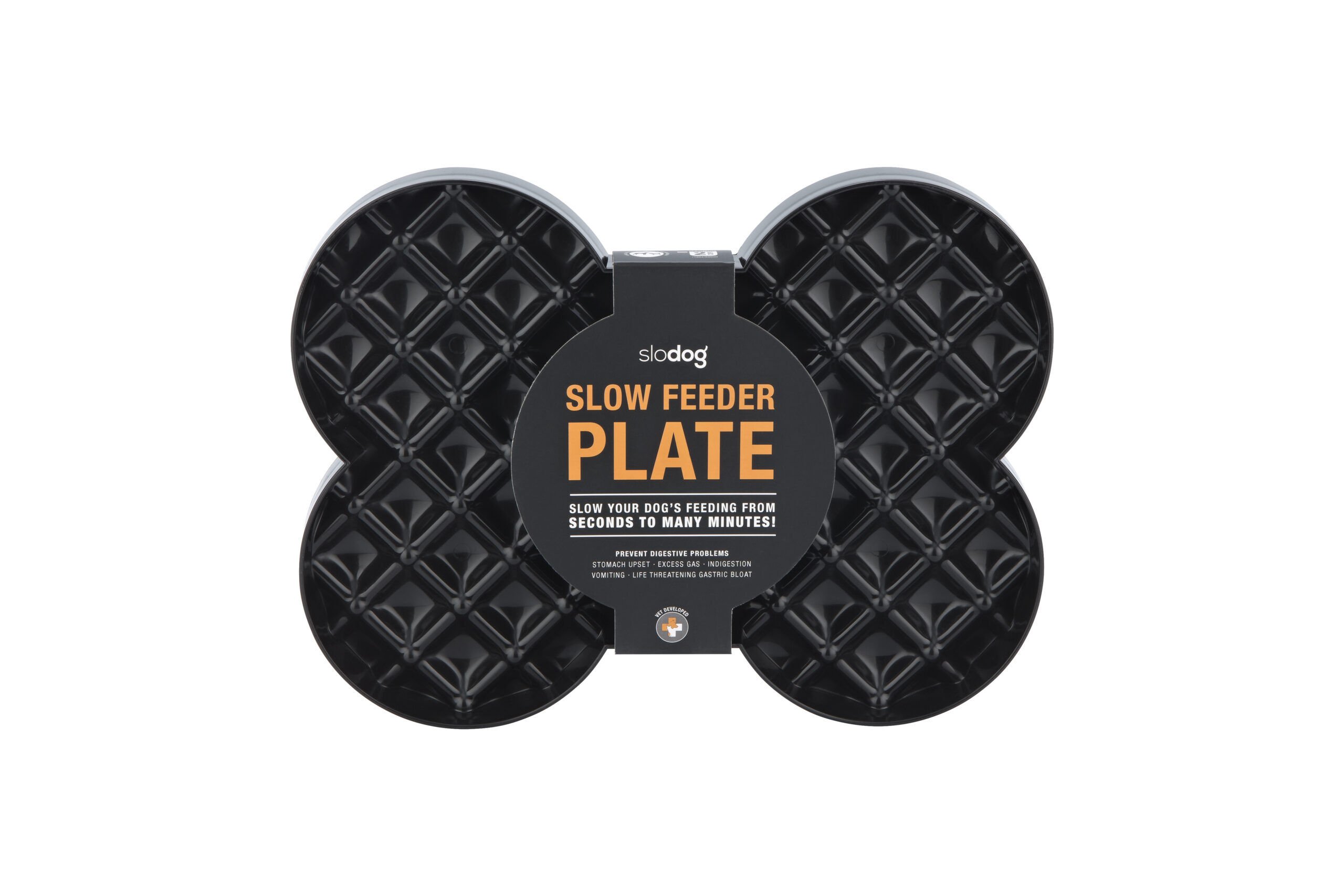 LickiMat Comedero Slodog Negro para perros