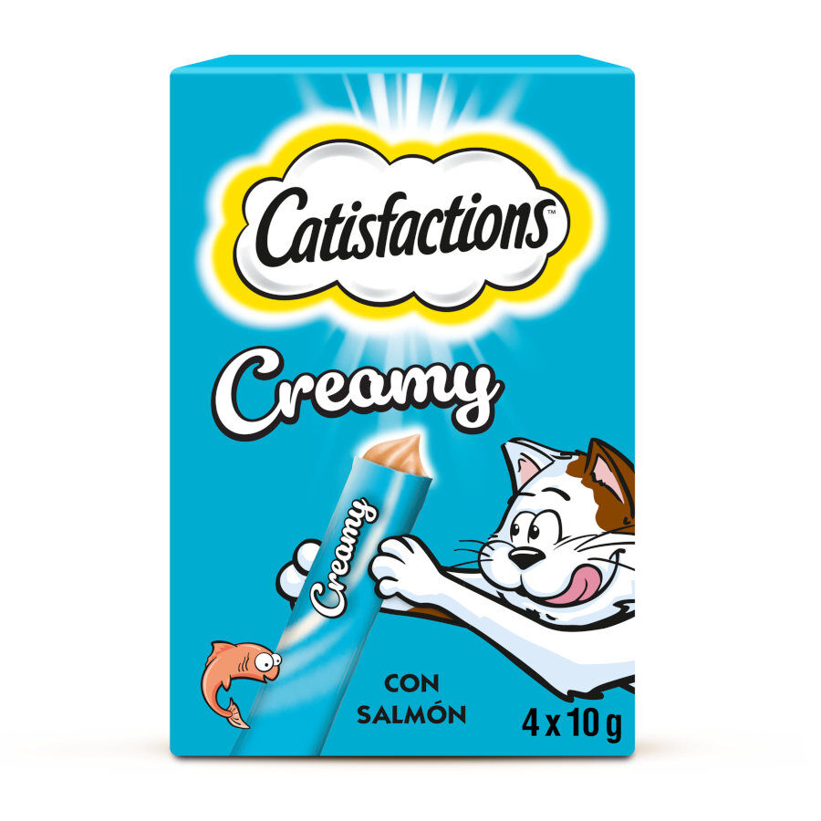 Catisfactions Creamy Salmón Snack cremoso para gatos thumbnail