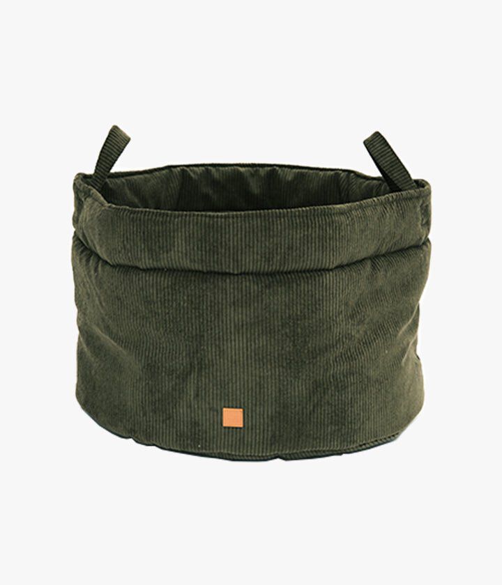 Pet and Co Cesta Feudal Cord Caqui Louis - Perros, , large Imagen numero 2