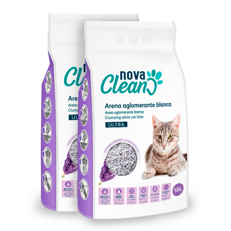Nova Clean Ultra Lecho Aglomerante Lavanda para gatos thumbnail