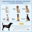 PawHut Caseta para Perros 130x85x121 cm Cama Elevada para Mascotas con Cubierta Desmontable y Ventanas de Malla para Perros Grandes y Extra Grandes Azul., , large indicador imagen numero 9